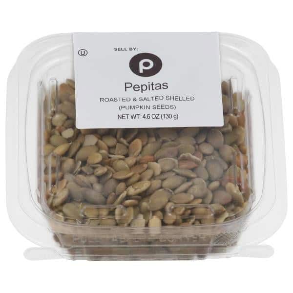 Publix Pepitas, Roasted & Salted, Shelled