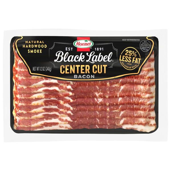 Hormel Black Label Center Cut Bacon, 12 OZ