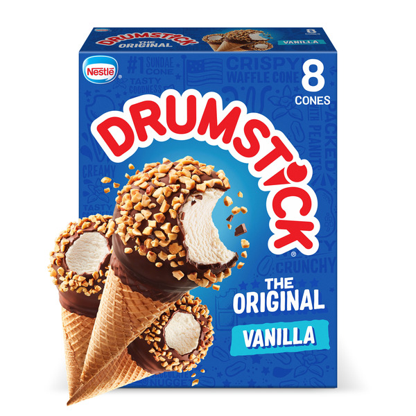 Drumstick Classic Vanilla Ice Cream Cones