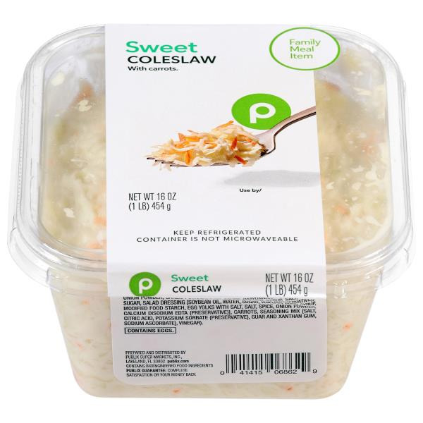 Publix Deli Sweet Coleslaw