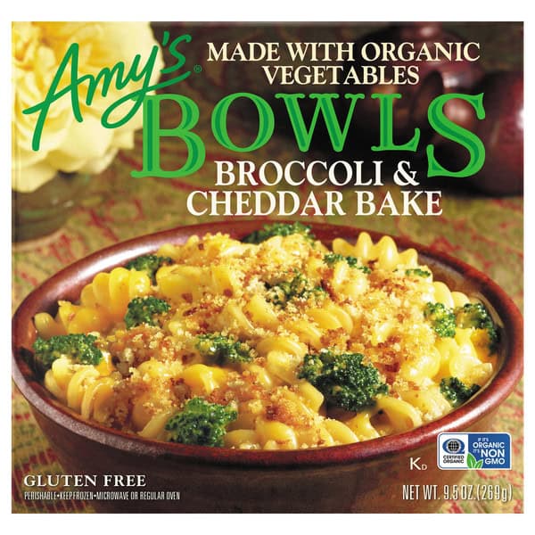 Amy's Kitchen Broccoli & Cheddar Bake Meal Bowl