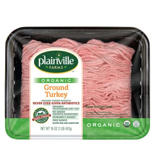 Plainville Farms Organic ground turkey