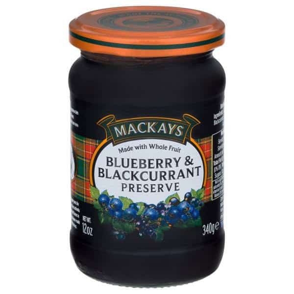 Mackays Preserve, Blueberry & Blackcurrant