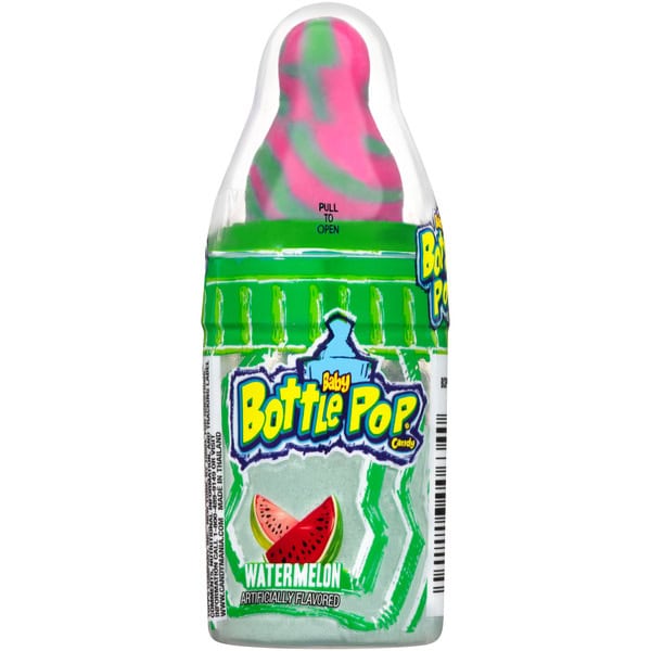 Baby Bottle Pop Original Candy Lollipops with Dipping Powder, Assorted Flavors, 1.1oz pop