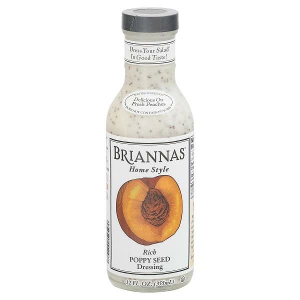 BRIANNAS Dressing, Poppy Seed, Home Style