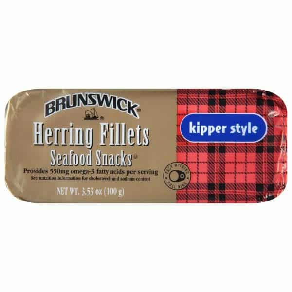 Brunswick Kippered Herring Fillets Seafood Snacks