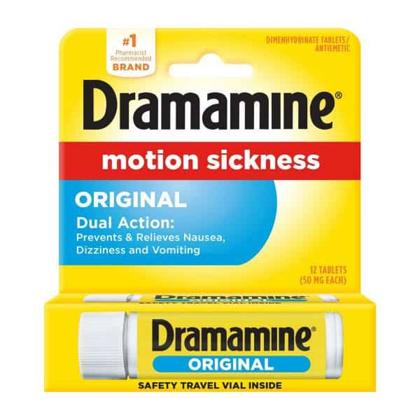 Dramamine Motion Sickness Relief Original Formula