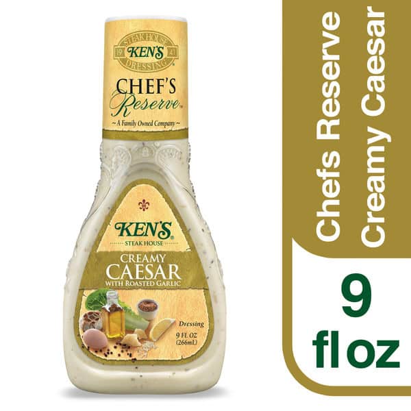 Ken's Steak House Dressing, Creamy Caesar with Roasted Garlic