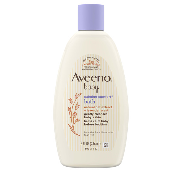 Aveeno Calming Comfort Bath & Wash, Lavender & Vanilla, 8 fl. oz