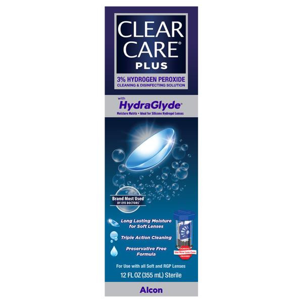 Alcon CLEAR CARE 3% Hydrogen Peroxide Cleaning & Disinfecting Solution