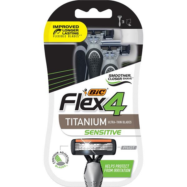 BIC Razors, Sensitive, Titanium