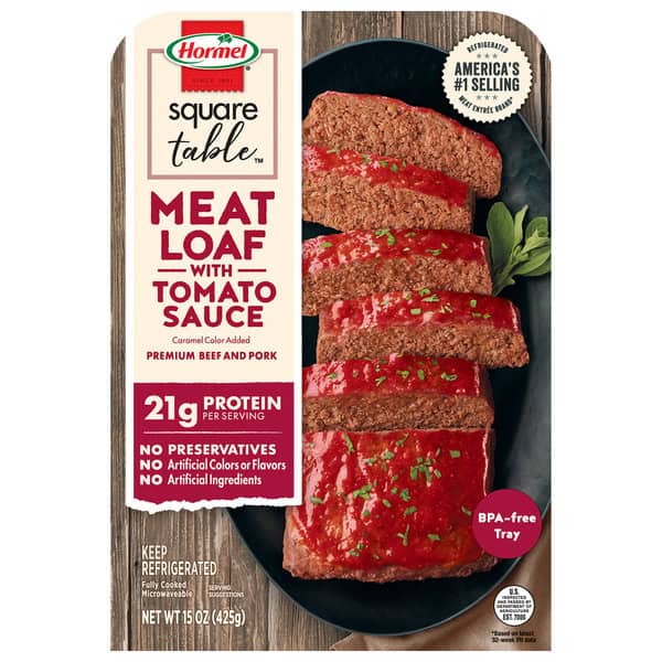 Hormel Square Table Meat Loaf with Tomato Sauce