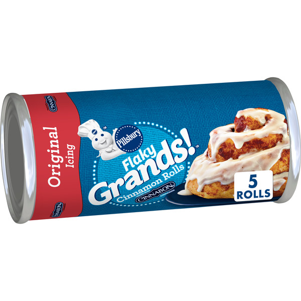 Pillsbury Flaky Grands! Cinnamon Rolls with Cinnabon Cinnamon & Icing