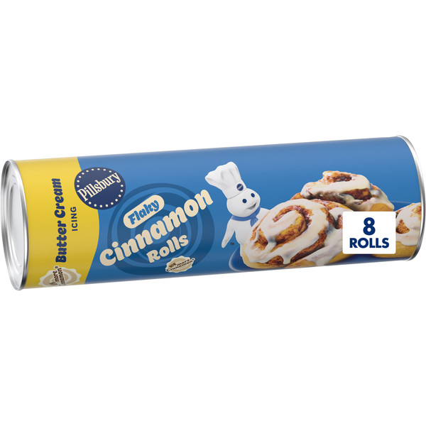 Pillsbury Flaky Cinnabon Cinnamon Rolls and Butter Cream Icing