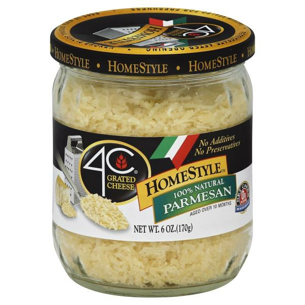 4C Foods Cheese, Grated, Parmesan