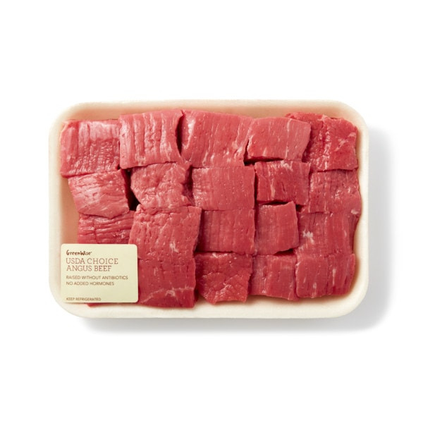 GreenWise Angus Beef Round Cubes, USDA Choice Beef, Antibiotic Free