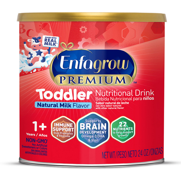 Enfagrow® Toddler Nutritional Drink, Omega-3 DHA for Brain Support, Powder Can