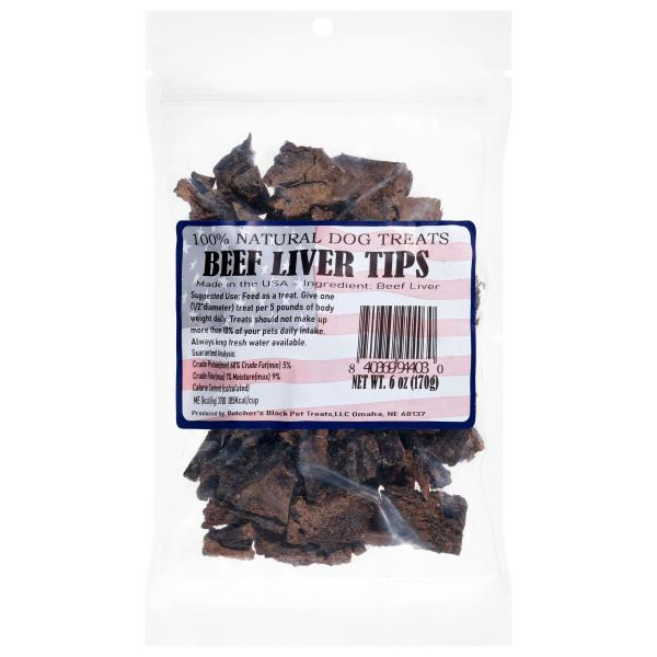 Butcher Block Pet Products Beef Liver Tips