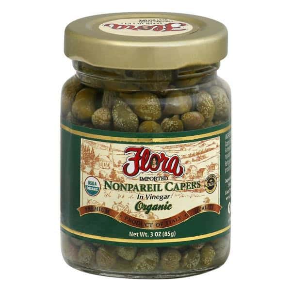 Flora Fine Foods Nonpareil Capers, in Vinegar, Organic