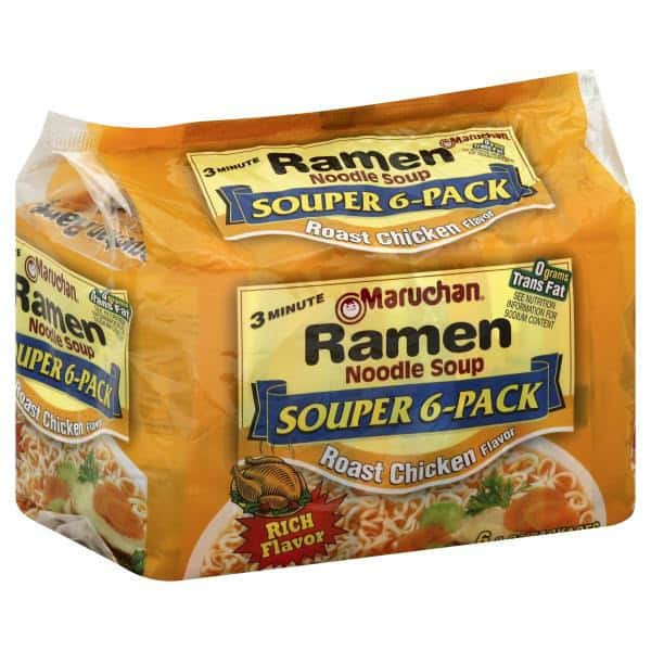 Maruchan Ramon Noodle Soup, Roast Chicken Flavor, Souper 6-Pack
