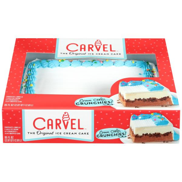 Carvel Chocolate & Vanilla Flavored Ice Cream Cake