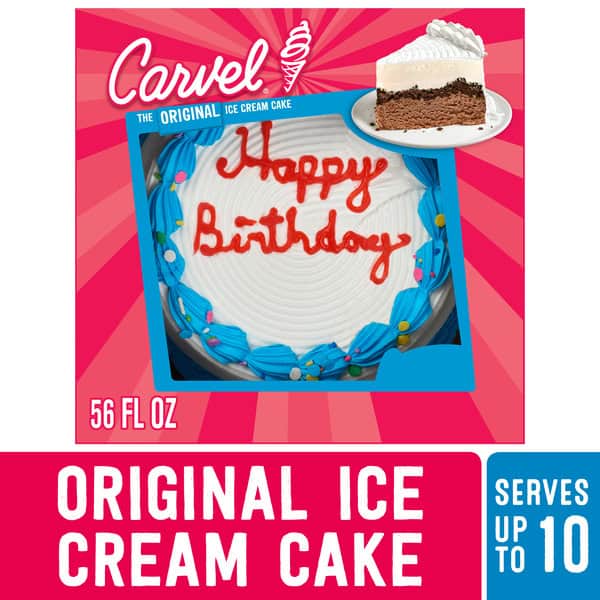 Carvel 8 inch Round Ice Cream Cake Serves up to 10