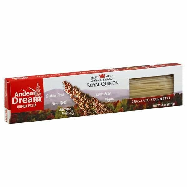 Andean Dream Spaghetti, Organic, Royal Quinoa