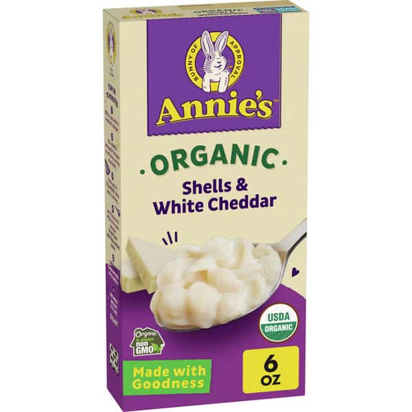 Annie's Organic Shells and White Cheddar Mac and Cheese