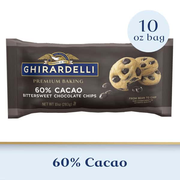 Ghirardelli 60% Cacao Bittersweet Chocolate Premium Baking Chips