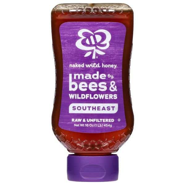 Naked Wild Honey Honey, Raw & Unfiltered, Southeast