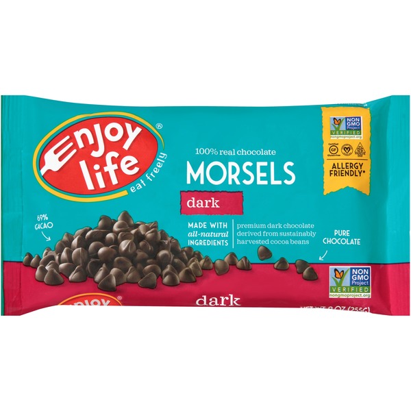Enjoy Life Foods Gluten Free, Allergy Friendly Dark Chocolate Morsels