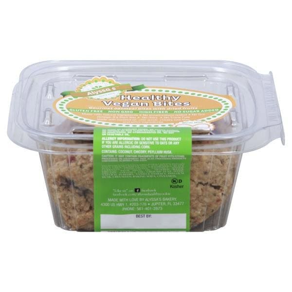 Alyssa's Cookies Healthy Vegan Bites