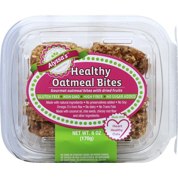 Alyssa's Cookies Healthy Oatmeal Bites