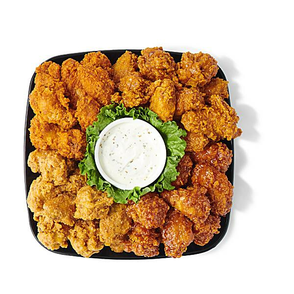 Publix Deli Served Fresh Chilled Wing Sampler Platter Medium Serves 16-20 (Requires 24-hour lead time)