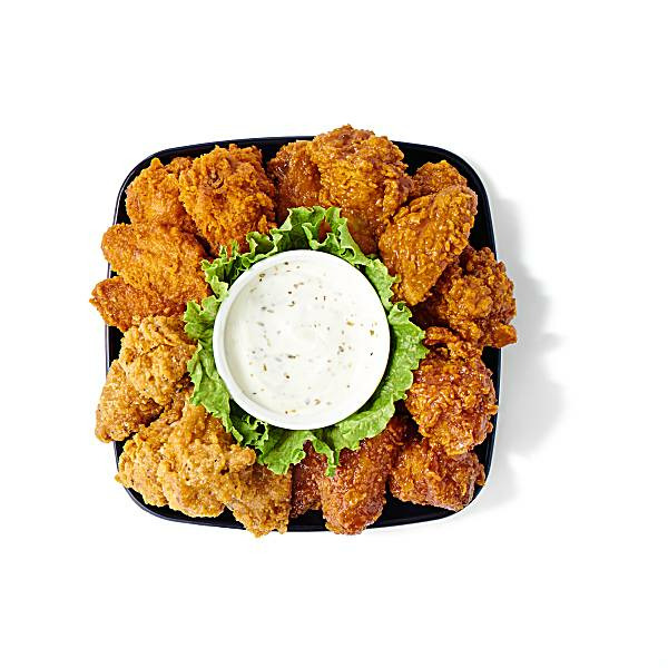Publix Deli Served Fresh Chilled Wing Sampler Platter Small Serves 8-12 (Requires 24-hour lead time)