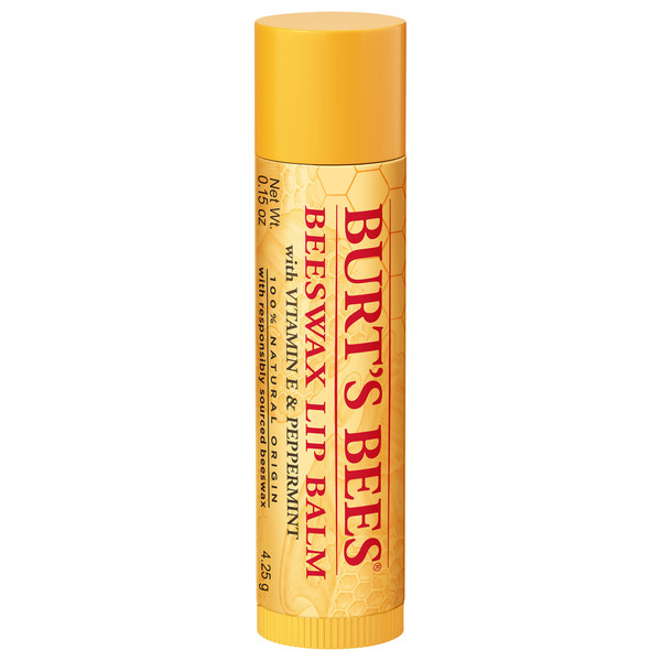 Burt's Bees Beeswax Lip Balm with Vitamin E & Peppermint