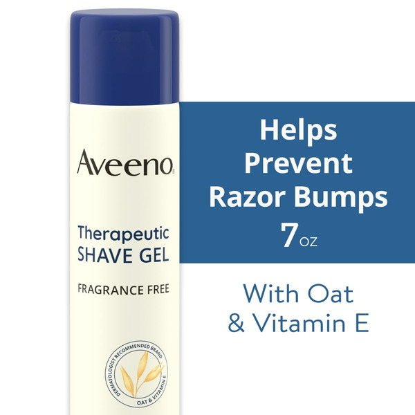 Aveeno Therapeutic Shave Gel With Oat & Vitamin E, For Dry Skin