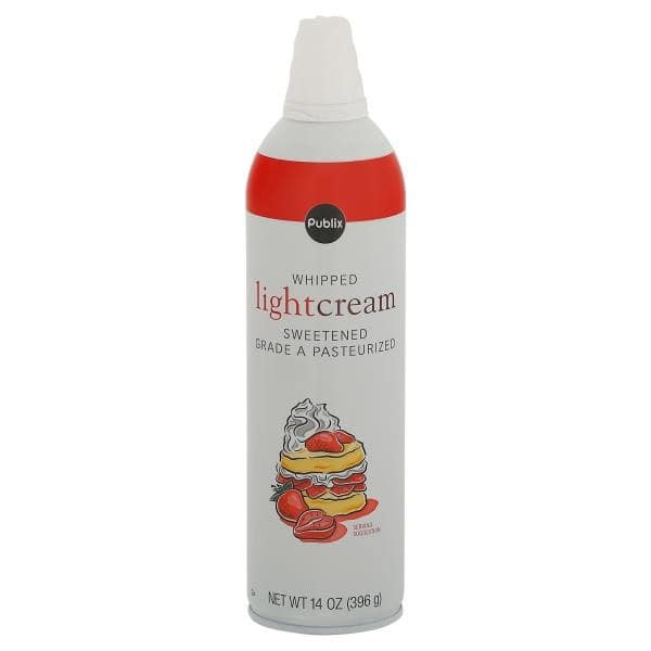 Publix Light Cream, Whipped