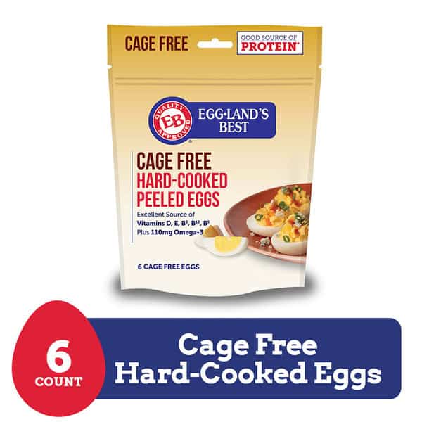 Eggland's Best Cage Free Hard Cooked Eggs, 6 count