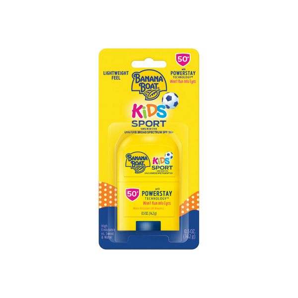 Banana Boat Kids Sport Broad Spectrum Sunscreen Stick
