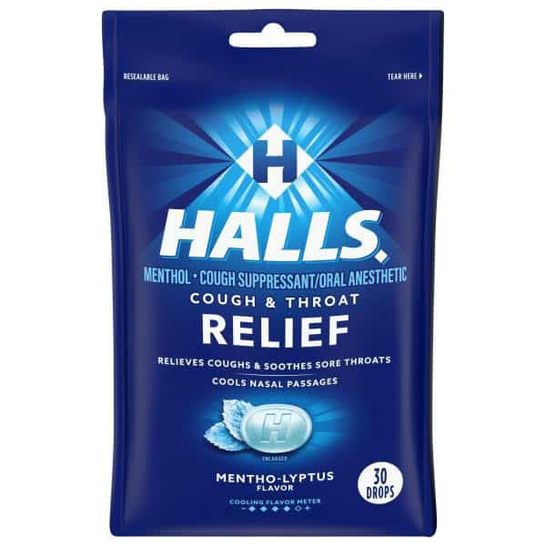 Halls Relief Mentho-Lyptus Cough Suppressant/Oral Anesthetic Drops