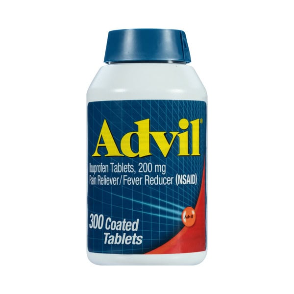 Advil Ibuprofen Tablets, 200 mg, Coated Tablets