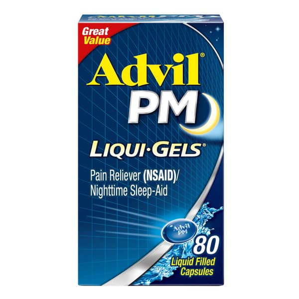 Advil PM Pain Reliever and Nighttime Sleep Aid