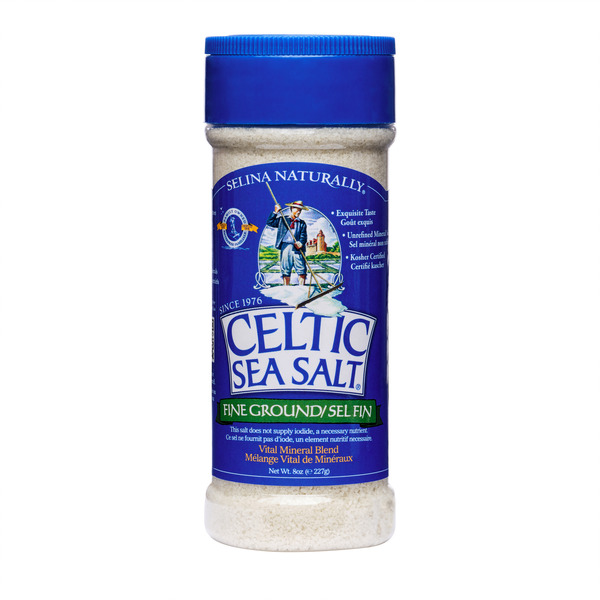Celtic Sea Salt Celtic Fine Ground Sea Salt, Unrefined, Vital Minerals