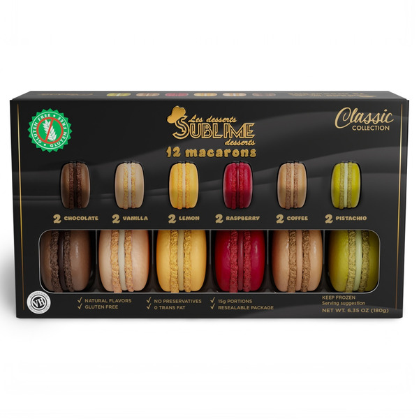 Sublime Desserts Macarons, Classic Collection