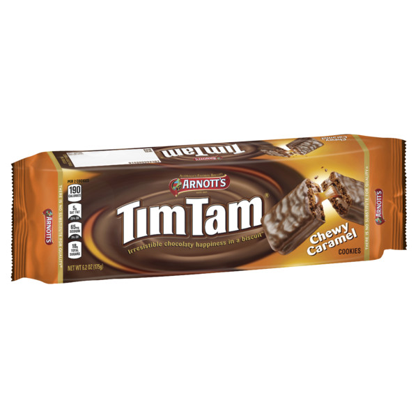 Arnott's Tim Tam, Chocolaty, Chewy, Caramel Cookies