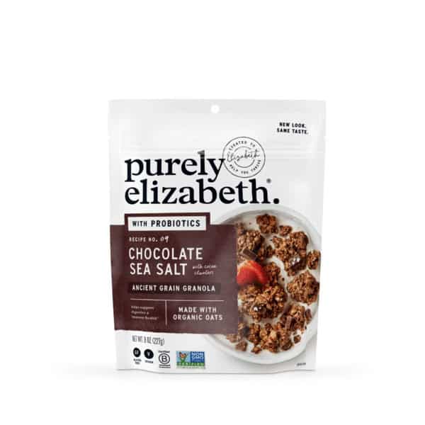 Purely Elizabeth Chocolate Sea Salt, Ancient Grain Granola, with Probiotics