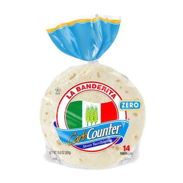 La Banderita Carb Counter Street Taco 4.5 Tortillas, Keto Certified