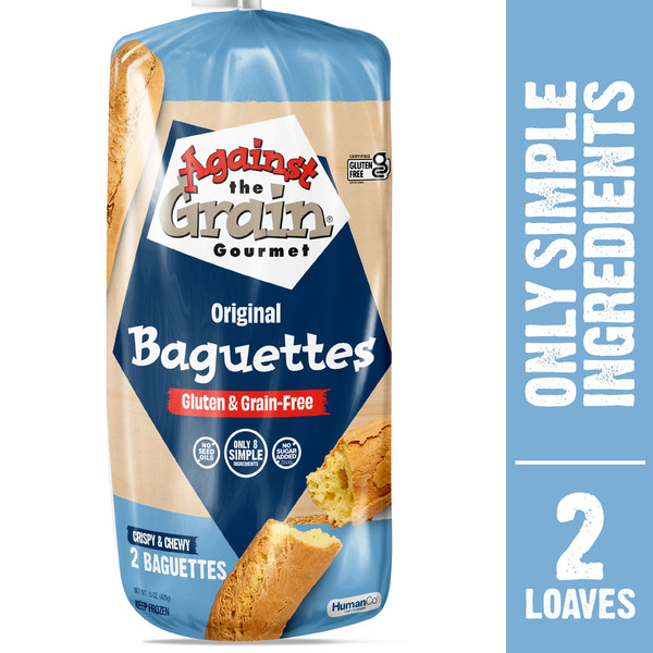 Against The Grain Original Baguettes, Gluten Free, Grain Free, Nut Free