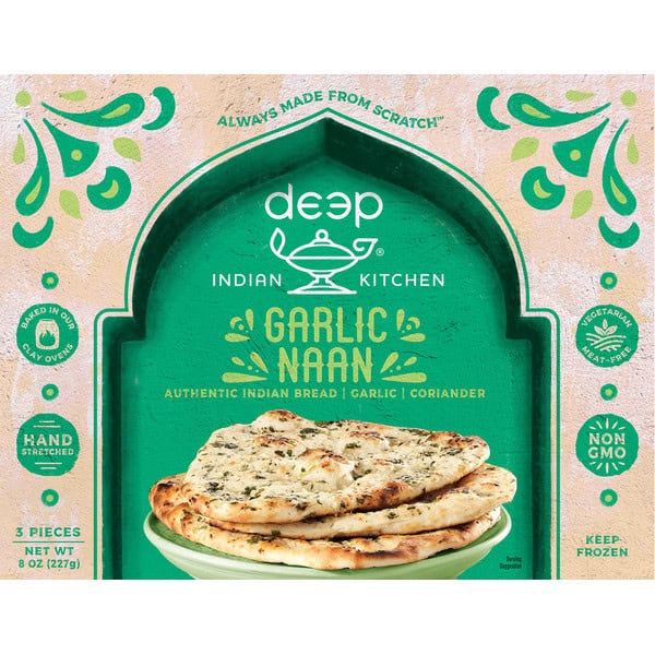 Deep Indian Kitchen Naan, Garlic